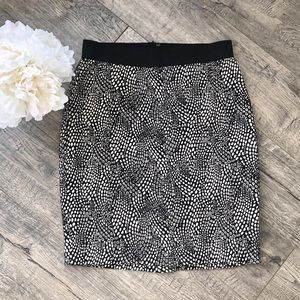 Ann Taylor Petite Wild Jacquard Skirt